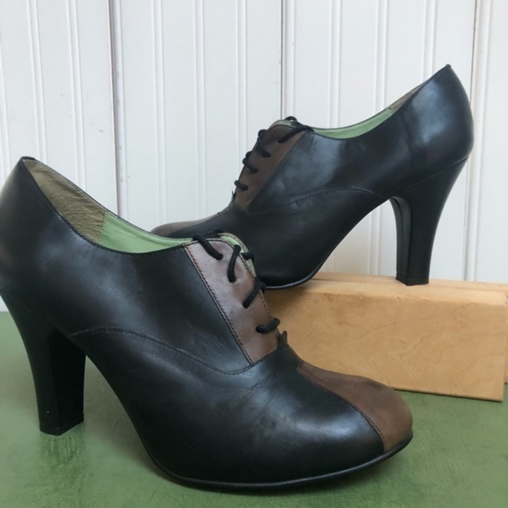 Mariana by GOLC “Faye” Two Tone Granny Boots